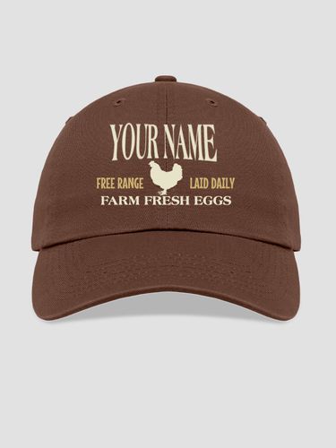 Farm Fresh Eggs : Embroidered Baseball Hats