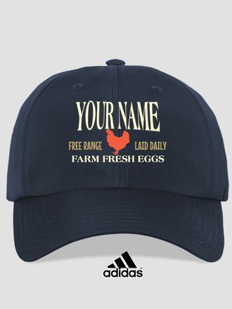 Farm Fresh Eggs : Embroidered Adidas&reg; Hats