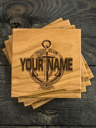 Classic Yacht Club : Coasters - Engraved