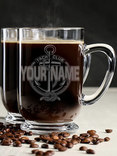 Classic Yacht Club : Coffee Mugs - Engraved