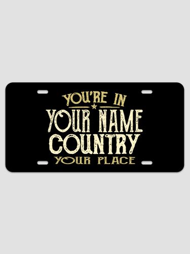Your Country : License Plates