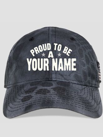Proud To Be : Embroidered Kryptek Tactical Camo Hats