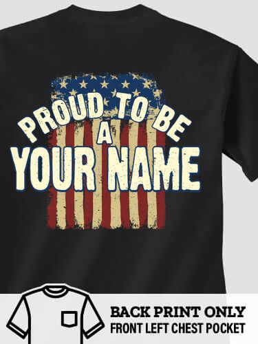 Proud To Be : Printed Pocket T-Shirts