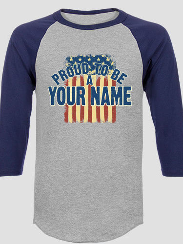 Proud To Be : Printed Raglan Shirts