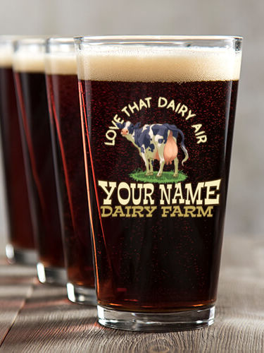 Dairy Air : Pint Glasses - Color Printed