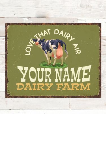 Dairy Air : Tin Signs