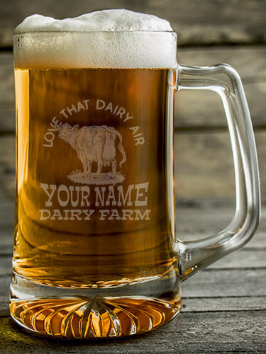 Dairy Air : Beer Mugs - Engraved