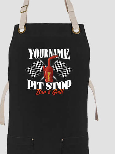 Pit Stop : Printed Canvas Work Aprons