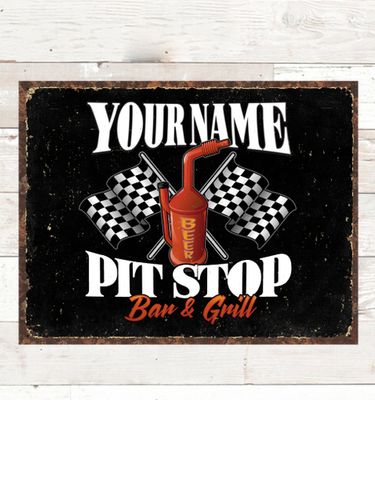 Pit Stop : Tin Signs