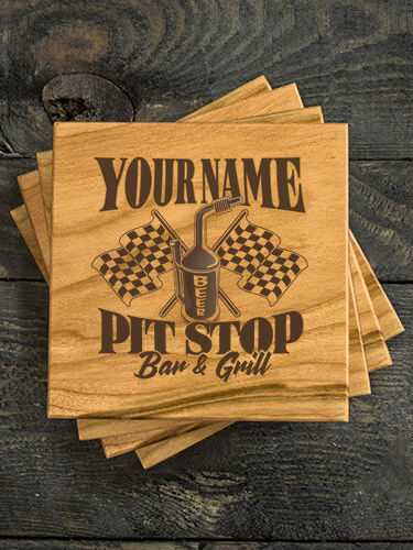 Pit Stop : Coasters - Engraved