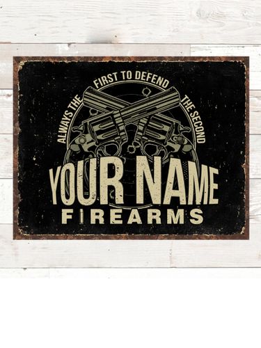 Firearms : Tin Signs