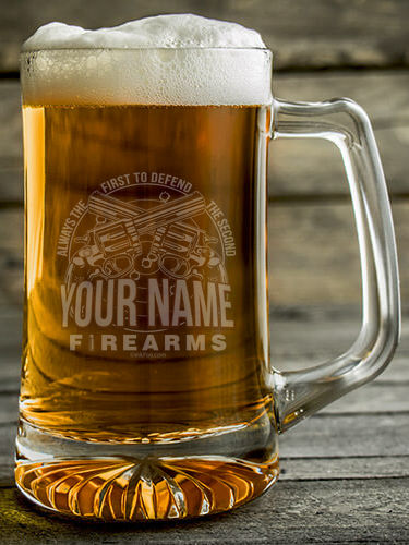 Firearms : Beer Mugs - Engraved