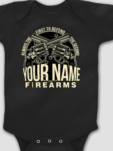 Firearms : Printed Baby Bodysuits