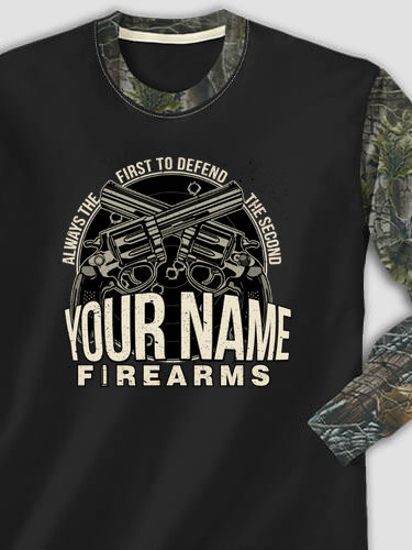 Firearms : Printed 2-Tone Camo Long Sleeves