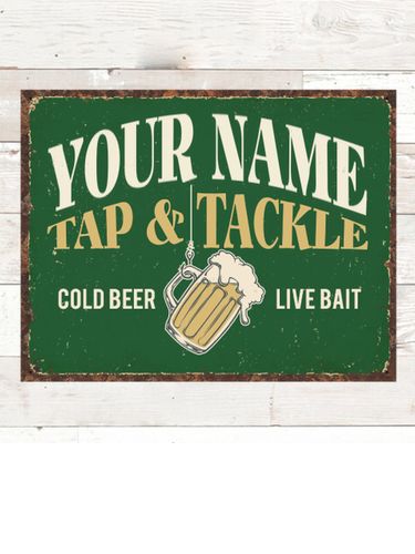 Tap and Tackle : Tin Signs