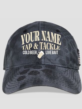 Tap and Tackle : Embroidered Kryptek Tactical Camo Hats