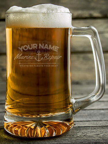 Marine Repair : Beer Mugs - Engraved