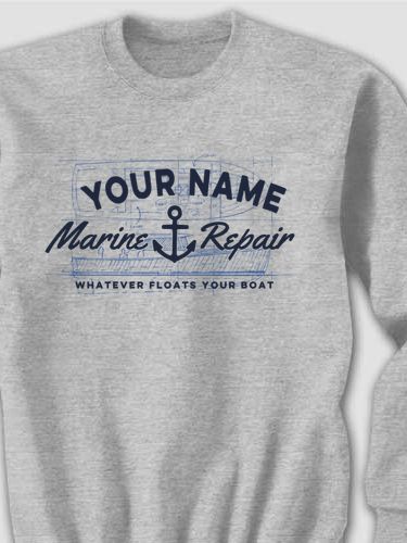 Marine Repair : Printed Sweatshirts