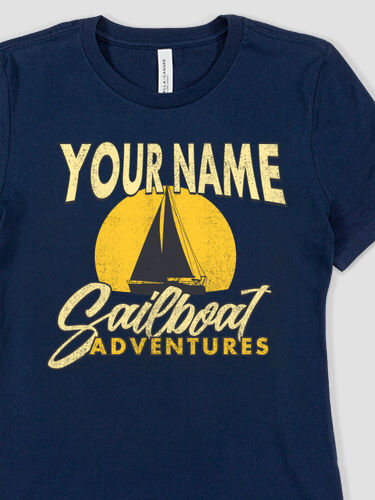 Sailboat Adventures : Premium Ladies T-Shirts
