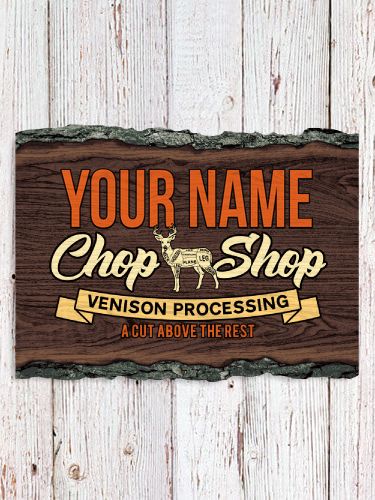 Chop Shop : Faux Sliced Log Plaque
