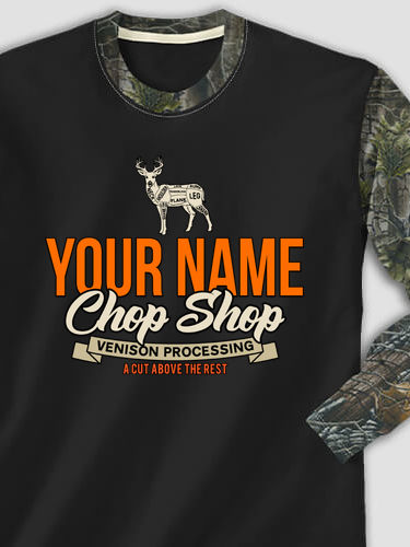 Chop Shop : Printed 2-Tone Camo Long Sleeves