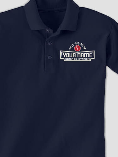 Service Station : Embroidered Polo Shirts