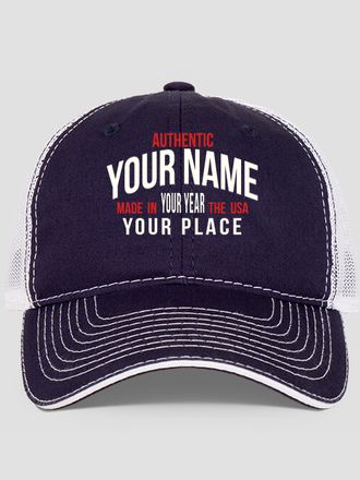 Authentic Brand : Embroidered Trucker Hats