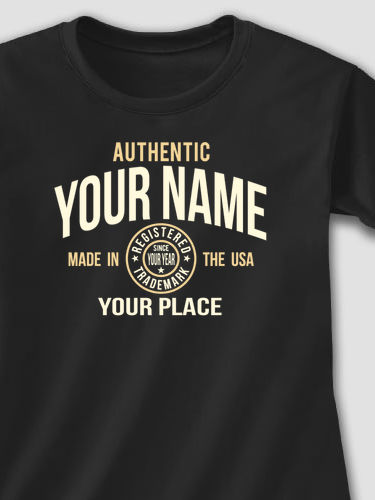 Authentic Brand : Adult Ladies Fitted T-Shirt