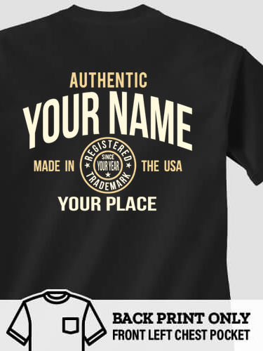 Authentic Brand : Printed Pocket T-Shirts