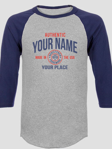 Authentic Brand : Printed Raglan Shirts