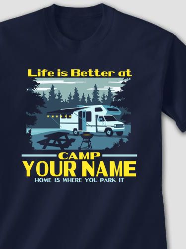 Life Is Better RV : Printed T-Shirts