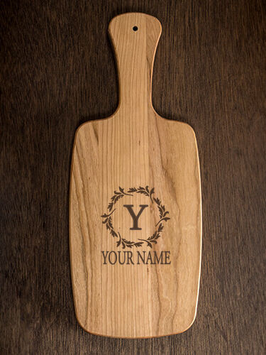 Wreath Monogram : Cheese Boards - Engraved
