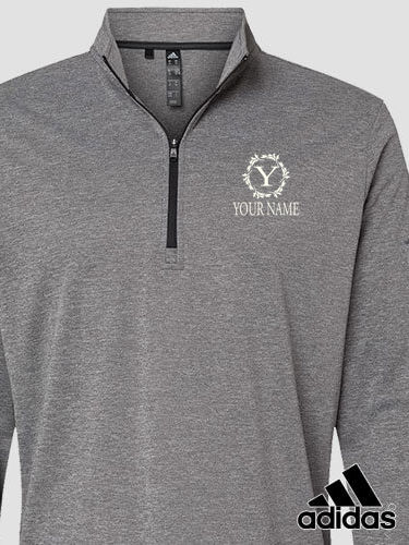 Wreath Monogram : Embroidered Adidas&reg; Pullovers