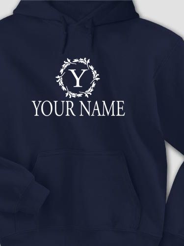 Wreath Monogram : Printed Hoodies