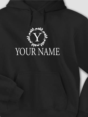 Wreath Monogram : Printed Hoodies