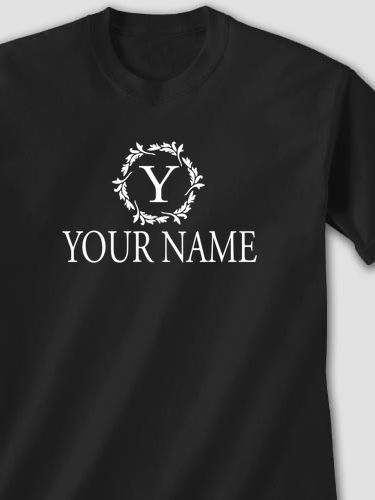 Wreath Monogram : Printed T-Shirts