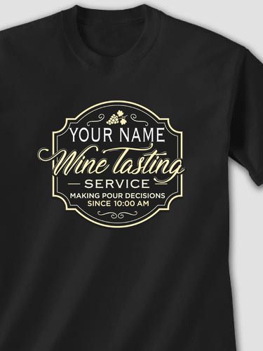 Classic Wine Tasting Services : Printed T-Shirts