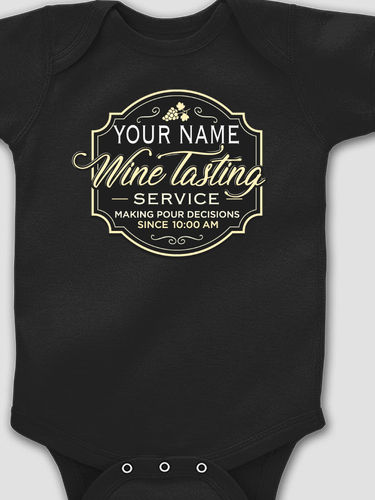 Classic Wine Tasting Services : Printed Baby Bodysuits