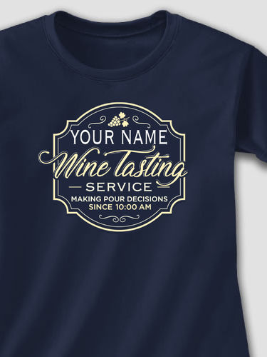 Classic Wine Tasting Services : Printed T-Shirts