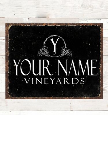 Classic Vineyards : Tin Signs