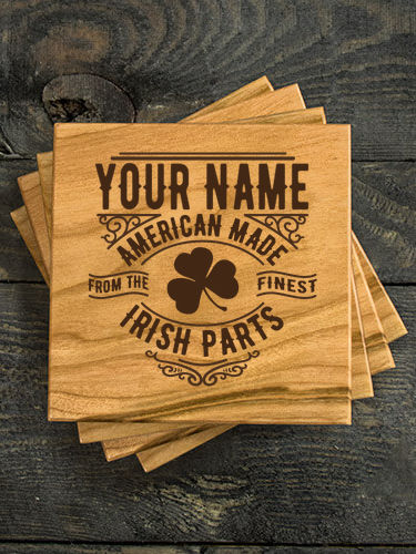 Irish Parts : Coasters - Engraved