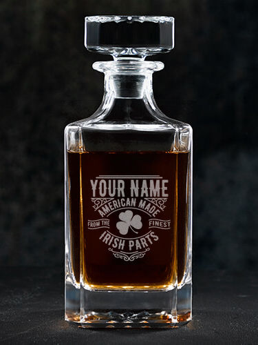 Irish Parts : Whiskey Decanter - Engraved
