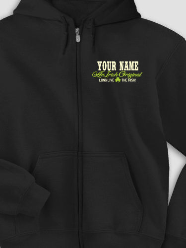 Irish Original : Embroidered Zip Hoodies