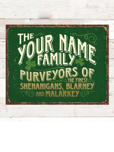 Shenanigans Family : Tin Signs