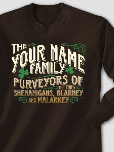 Shenanigans Family : Printed Long Sleeves