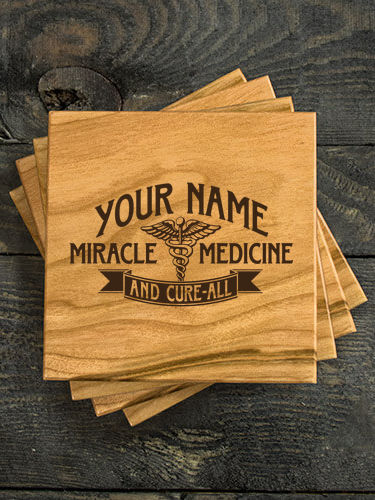 Miracle Medicine : Coasters - Engraved