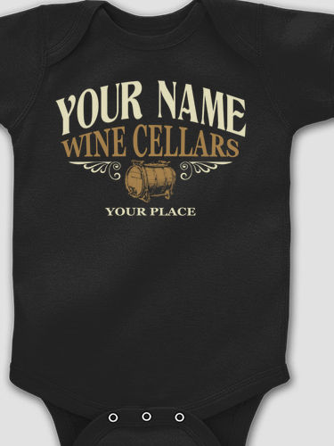 Wine Cellars : Printed Baby Bodysuits