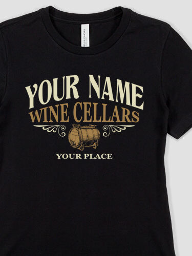 Wine Cellars : Premium Ladies T-Shirts