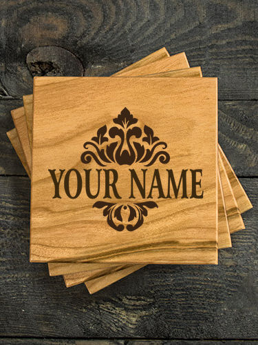 Classic Filigree : Coasters - Engraved
