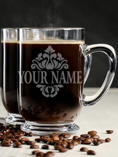 Classic Filigree : Coffee Mugs - Engraved